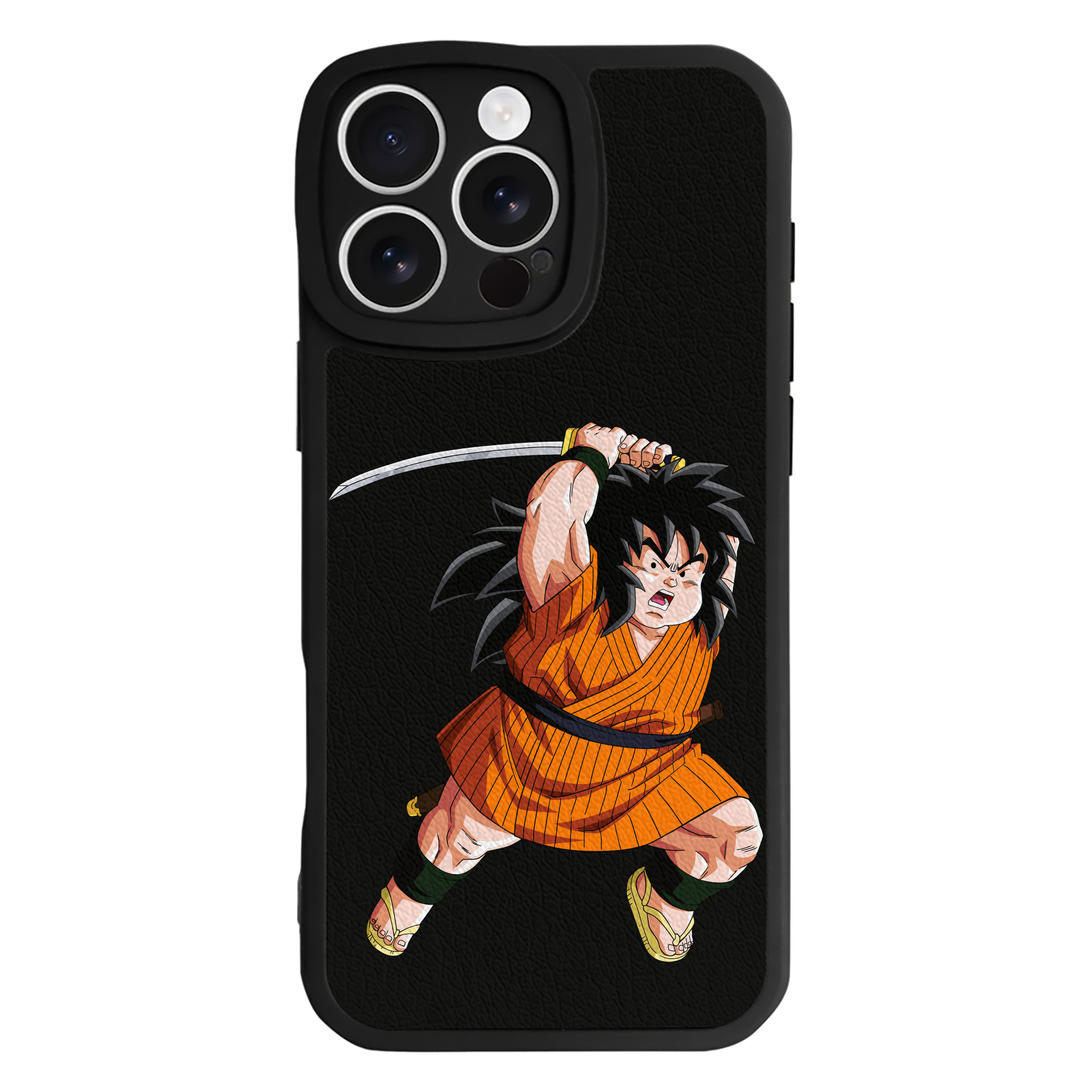 （画像用） ドラゴンボール やじろべえ DRAGON BALL Yajirobe 【iPhone 16シリーズ対応】シリコンスマホケース（レザー調） 材質：シリコン